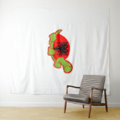 Tenture Tortue albanaise (En situation (horizontale))