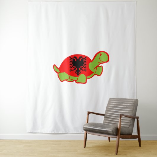 Tenture Tortue albanaise (En situation)