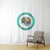 Tenture Tortue de mer (En situation)