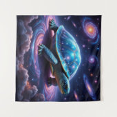 Tenture Tortue de mer galactique (Devant (Horizontal))