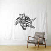 Tenture Tortue de mer J'aime les tortues (En situation (horizontale))