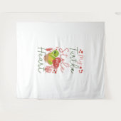 Tenture Tortue de mer Valentines Jour (Devant (Horizontal))