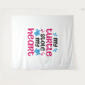 Tenture Tortue de mer Valentines Jour (Devant (Horizontal))