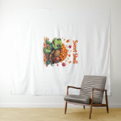 Tenture Tortue fauve (En situation (horizontale))