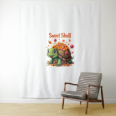 Tenture Tortue fauve (En situation)