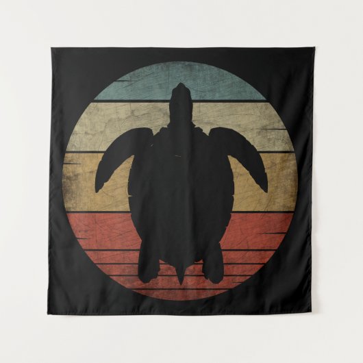 Tenture TORTUE vintage (Devant)