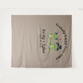 Tenture ©Totalement Heureux Après le Mariage Rustique de C (Devant (Horizontal))