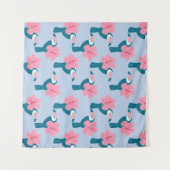 Tenture Toucan et hibiscus (Devant (Horizontal))
