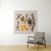 Tenture Touchdowns Turquie & tarte | Oh, mon (En situation (horizontale))