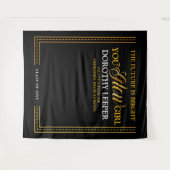 Tenture Touche dorée Éclaircissez votre avenir. (Devant (Horizontal))