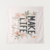 Tenture Toujours regarder du côté lumineux (Devant (Horizontal))