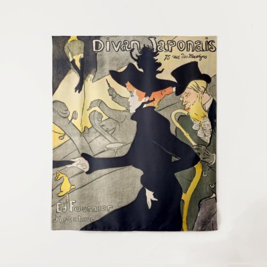 Tenture Toulouse-Lautrec - Divan Japonais (Devant)