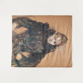 Tenture Toulouse-Lautrec - Femme avec un Boa Noir (Devant (Horizontal))