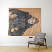 Tenture Toulouse-Lautrec - Femme avec un Boa Noir (En situation (horizontale))