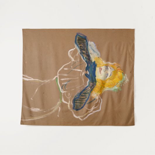 Tenture Toulouse-Lautrec - Yvette Guilbert Singing (Devant (Horizontal))