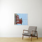 Tenture Tour de garde-vie rouge Pas de garde-vie en servic (En situation (horizontale))