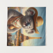 Tenture Tour Eiffel de Koala (Devant (Horizontal))