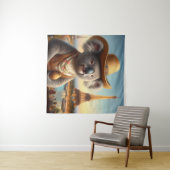 Tenture Tour Eiffel de Koala (En situation (horizontale))