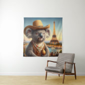 Tenture Tour Eiffel de Koala (En situation)