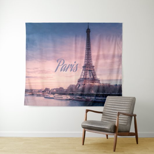 Tenture Tour eiffel Paris France (En situation (horizontale))