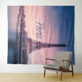 Tenture Tour eiffel Paris France (En situation (horizontale))