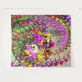Tenture Tourbillon de Pansies...... (Devant (Horizontal))