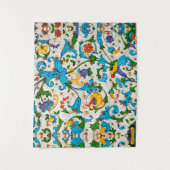 TENTURE TOURBILLONS FLEURS BLEUS FLORENTINS RENAISSANCE,FL (Devant)