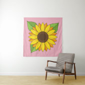 Tenture Tournesol (En situation (horizontale))
