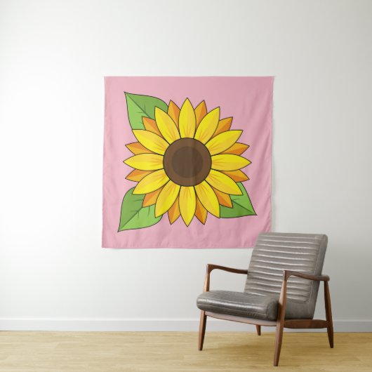 Tenture Tournesol (En situation)