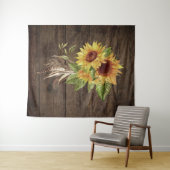 Tenture Tournesol Automne Photo Texturée Mariage Contexte (En situation (horizontale))