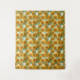Tenture Tournesol Floral Cottagecore Motif