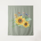 Tenture tournesol printemps (Devant)