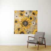 Tenture Tournesols (En situation (horizontale))