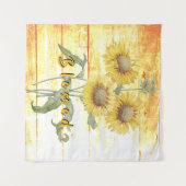 Tenture Tournesols bénis (Devant (Horizontal))