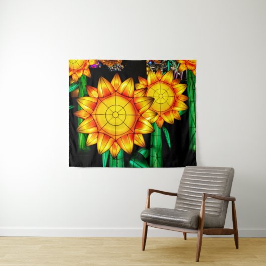 Tenture Tournesols de Solar Flare (En situation (horizontale))