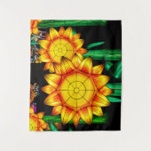 Tenture Tournesols de Solar Flare (Devant)