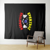 Tenture Tous les jours c'est Halloween (En situation (horizontale))