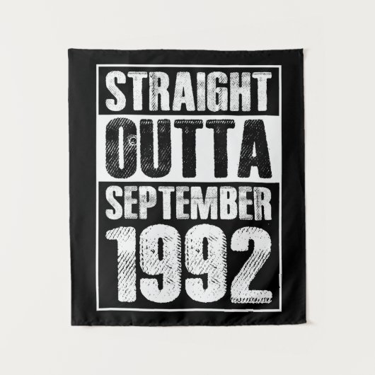 Tenture Tout droit sorti de 1992 29e anniversaire (Devant)