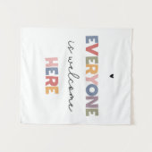 Tenture Tout Le Monde Est Bienvenue Ici (Devant (Horizontal))