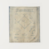 Tenture Tout sur le jeu - Baseball (Devant)