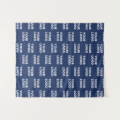 Tenture Toute image ou logo commercial modifiable Dark Nav (Devant (Horizontal))