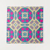 Tenture Traditionnel, patchwork péruvien, motif de tuiles (Devant (Horizontal))