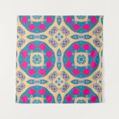 Tenture Traditionnel, patchwork péruvien, motif de tuiles (Devant)