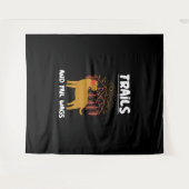 Tenture Trails et queue Wags Labrador Retriever (Devant (Horizontal))