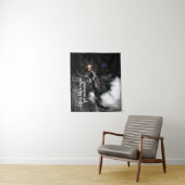 Tenture Train à vapeur (En situation)