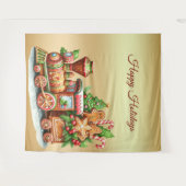 Tenture Train de pain d'épice arrière (Devant (Horizontal))