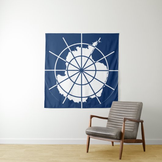 Tenture Traité de l'Antarctique (En situation (horizontale))