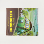 Tenture Tramway de Melbourne Australie (Devant (Horizontal))