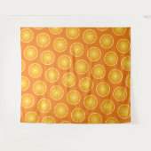 Tenture Tranches de fruit jaune orange juteux cool Mur (Devant (Horizontal))