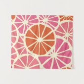 Tenture Tranches de pamplemousse sans soudure motif, agrum (Devant (Horizontal))